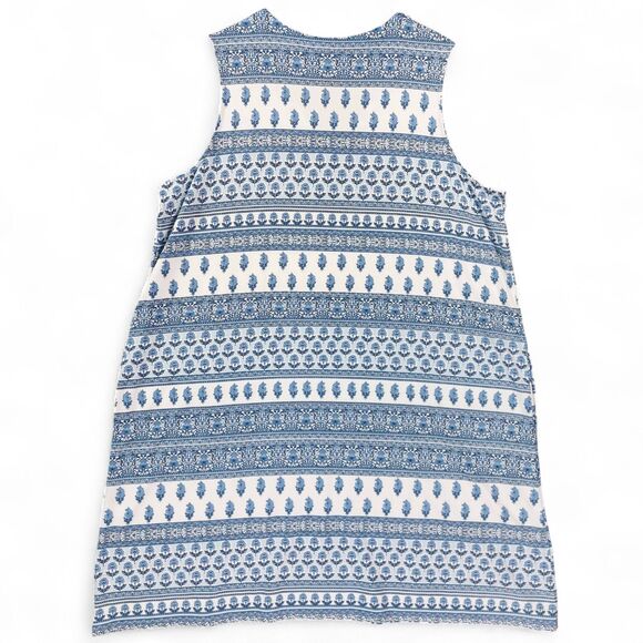 J Jill Wearever Dress Sz 3X Sleeveless Boho Floral Travel Flowy Casual Everyday - Picture 2 of 11